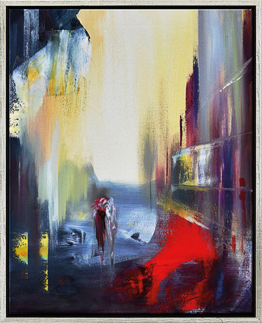 Robert Hettich: Bild "Liebeserklärung" (2015), gerahmt