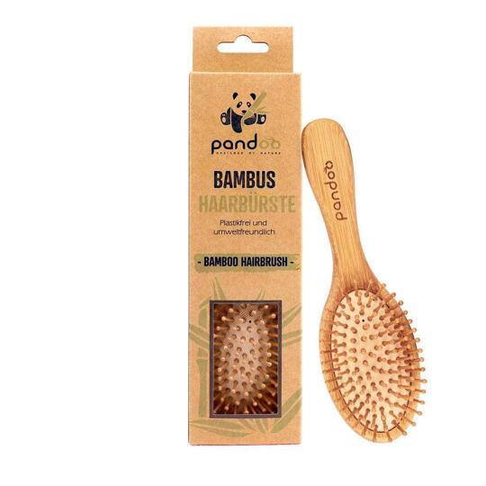Bambus Haarbürste mit Naturborsten