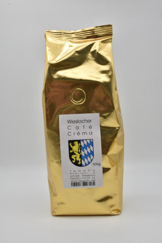 Wieslocher Cafe Crema 500g Bohnen