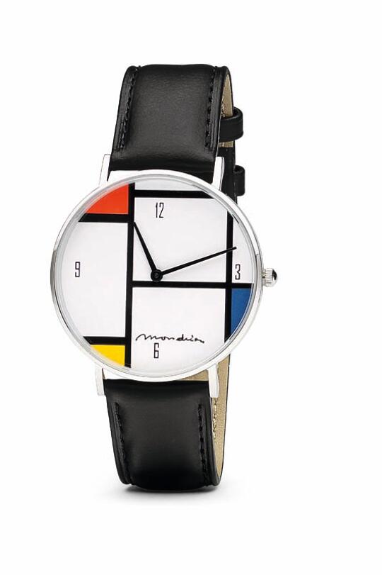 Künstler-Armbanduhr "Mondrian - Tableau Nr. IV"
