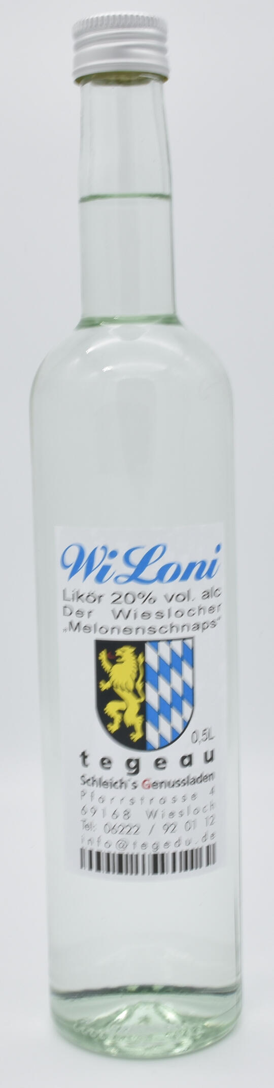 Wiloni - DER "Melonenschnaps" 20%Vol.alc. 1000ml