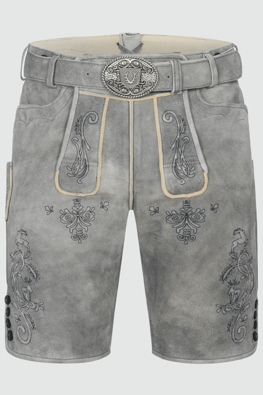 Lederhose LUCIUS mit Gürtel - Krüger Buam - 961869-000-0043