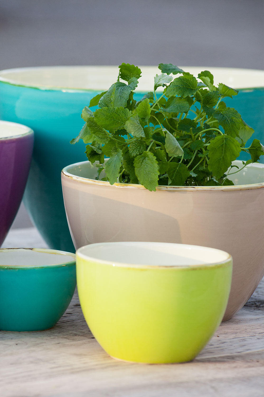 Grün & Form Salatschale klein - 7001 - 21 cm - verschiedene Farben - Grün & Form