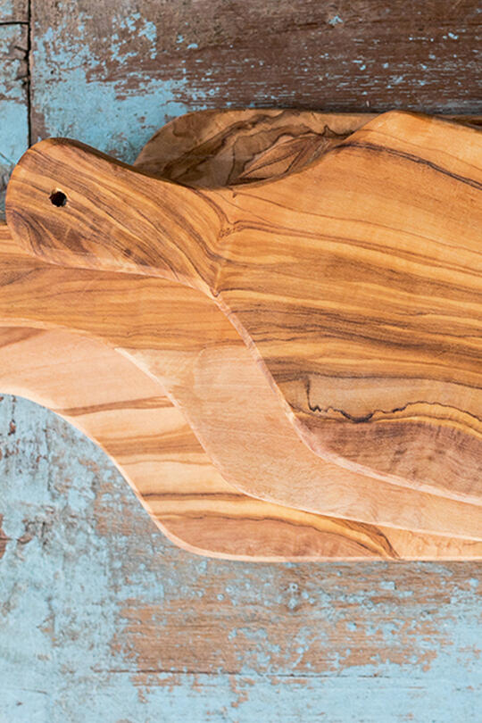 Holzbrett mit Griff - 33x14cm - Olivenholz - 2065-14 - Grün&Form