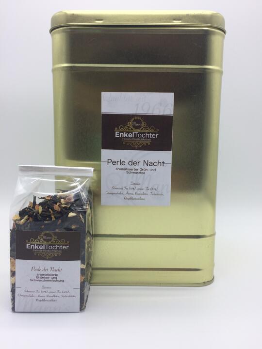 Perle der Nacht - Schwarz-Grünteemischung