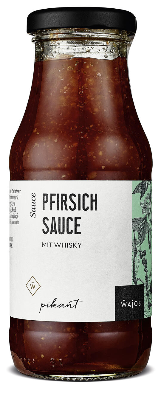 Pfirsich Sauce mit Whisky 245ml