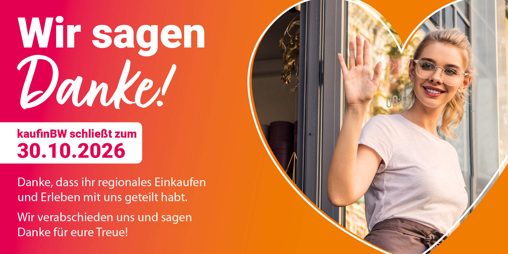 Wir sagen Danke!