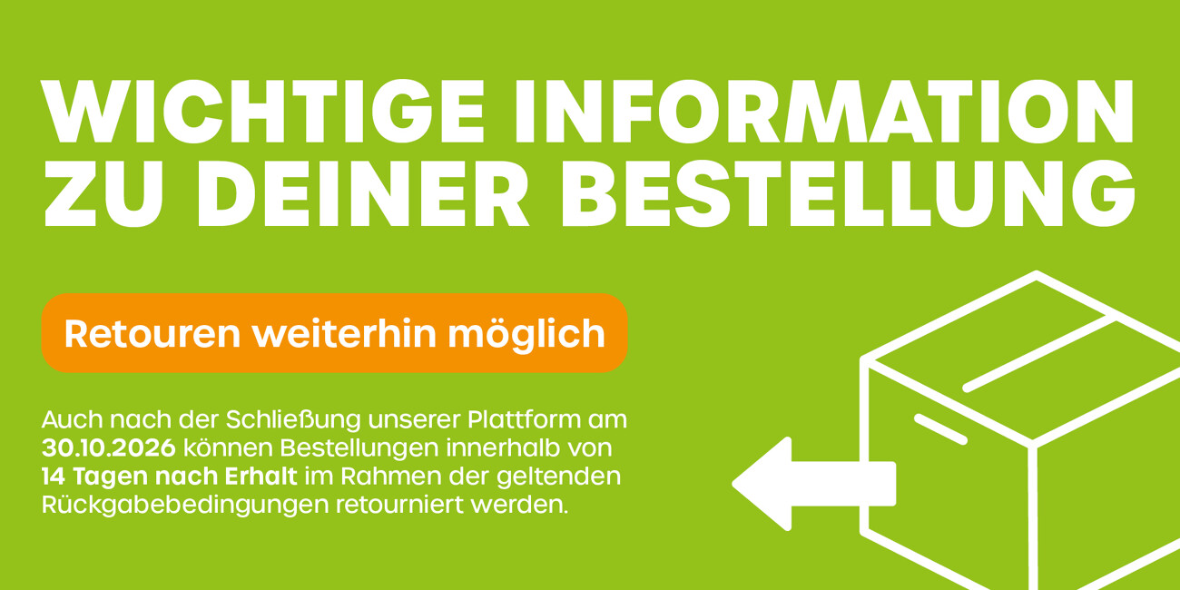 Wichtige Informationen zu deiner Bestellung