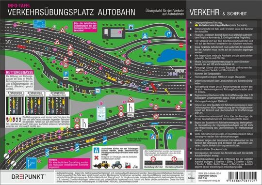 Verkehrsübungsplatz Autobahn, Info-Tafel | Schulze, Michael
