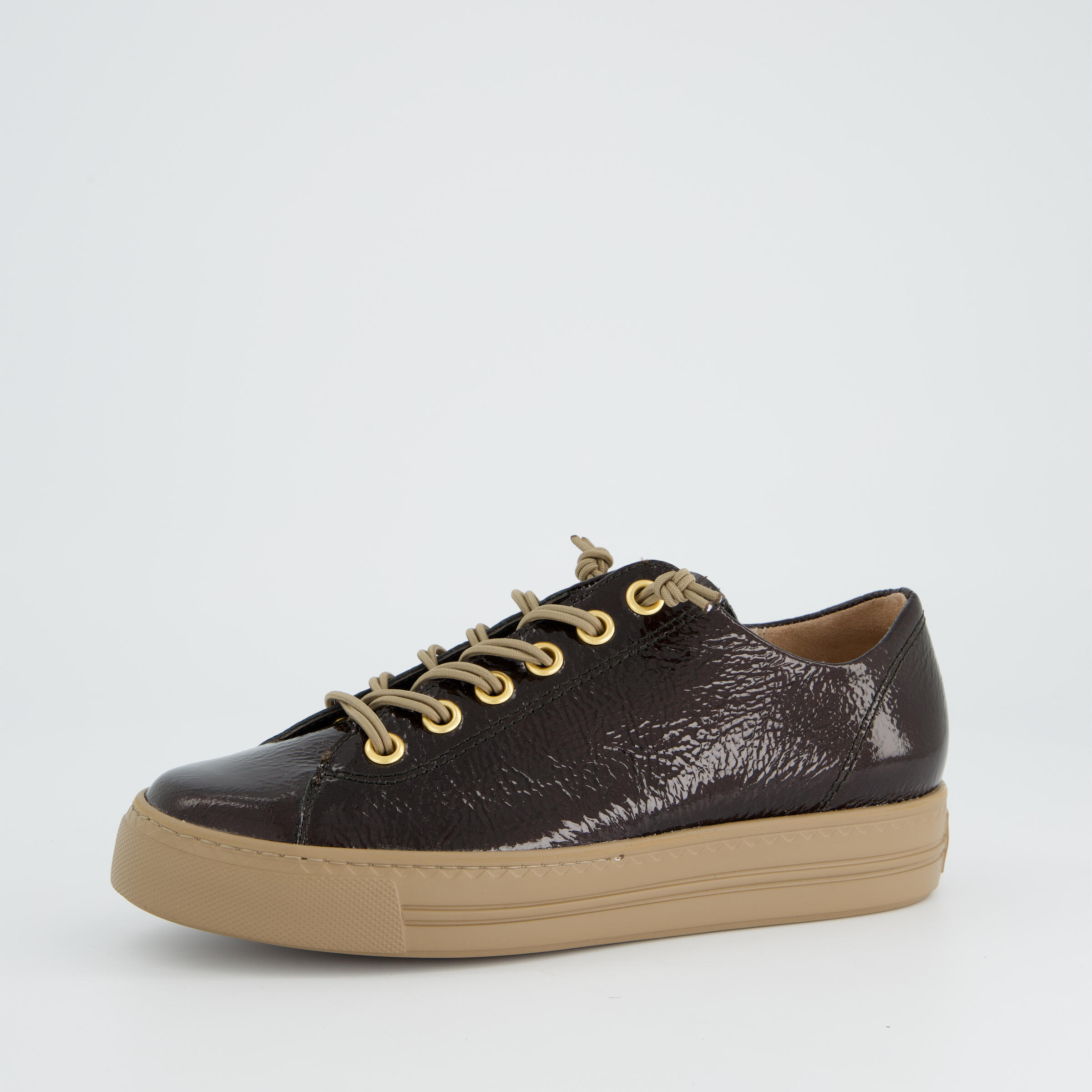 Paul Green Braun Damenschuhe Sneaker Low - Gr. - 6 Uk