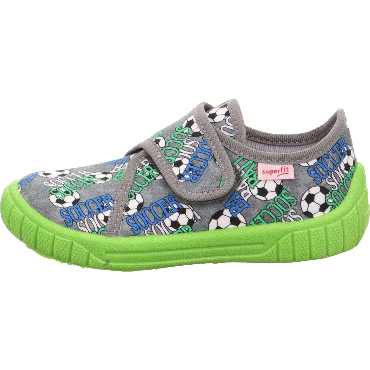Superfit Grau Kinderschuhe Hausschuhe /Mehrfarbig /Mehrfarbig - Gr. - 27