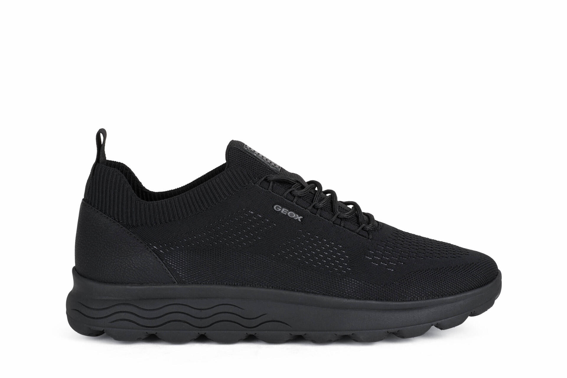 Geox Schwarz Herrenschuhe Halbschuhe Black Black - Gr. - 41 - Bild 4