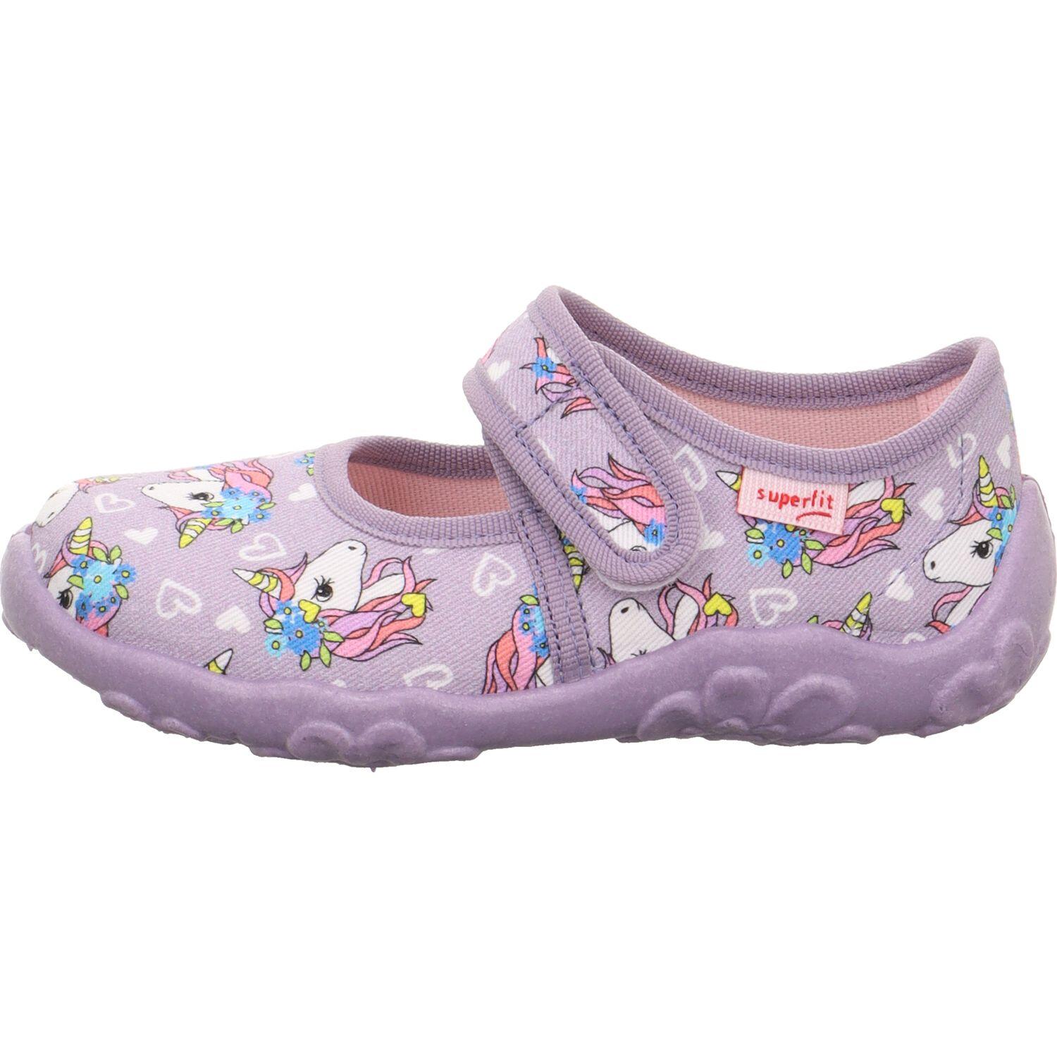 Superfit Lila Kinderschuhe Hausschuhe /Mehrfarbig /Mehrfarbig - Gr. - 30