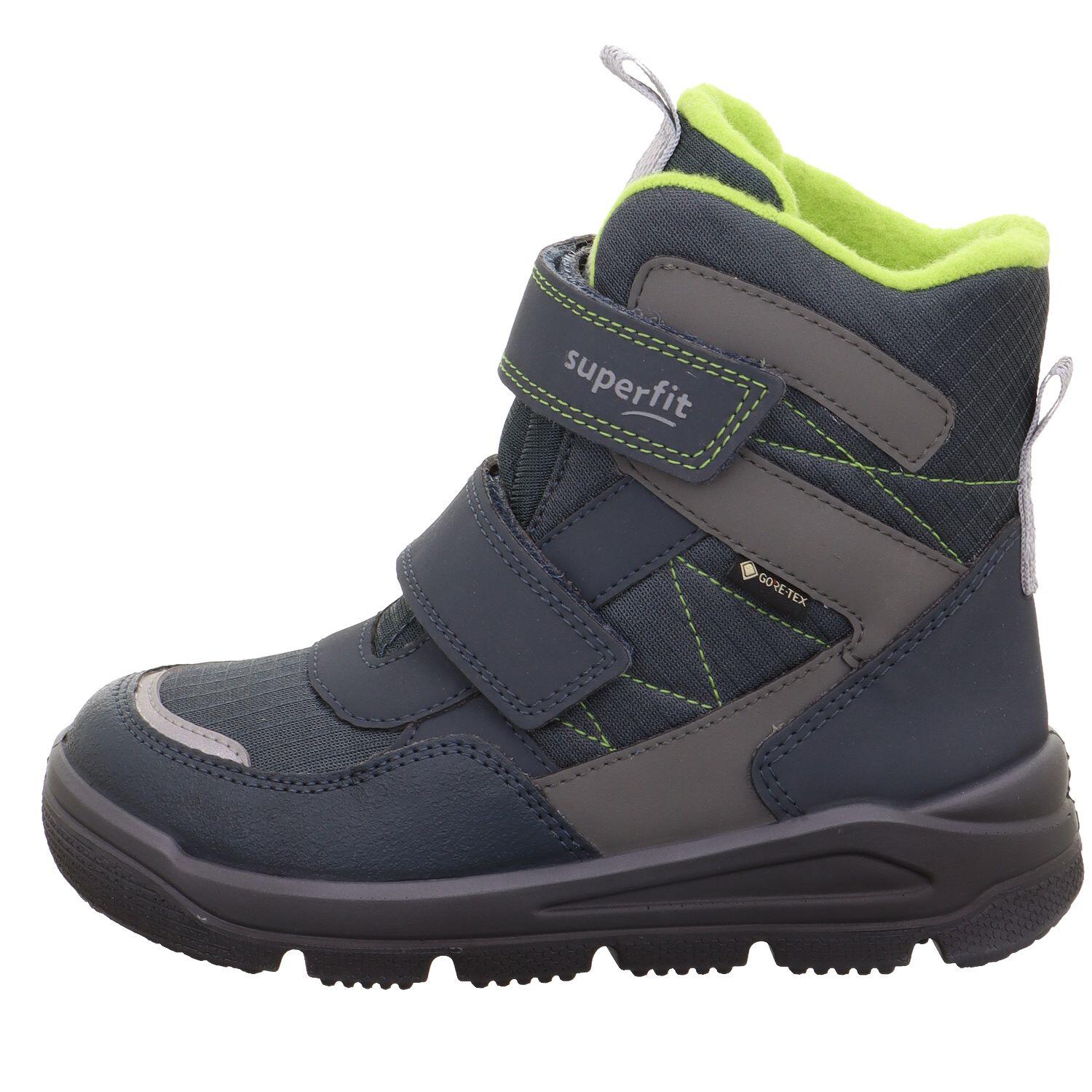 Superfit Blau Kinderschuhe Stiefel /Hellgrün /Hellgrün - Gr. - 27