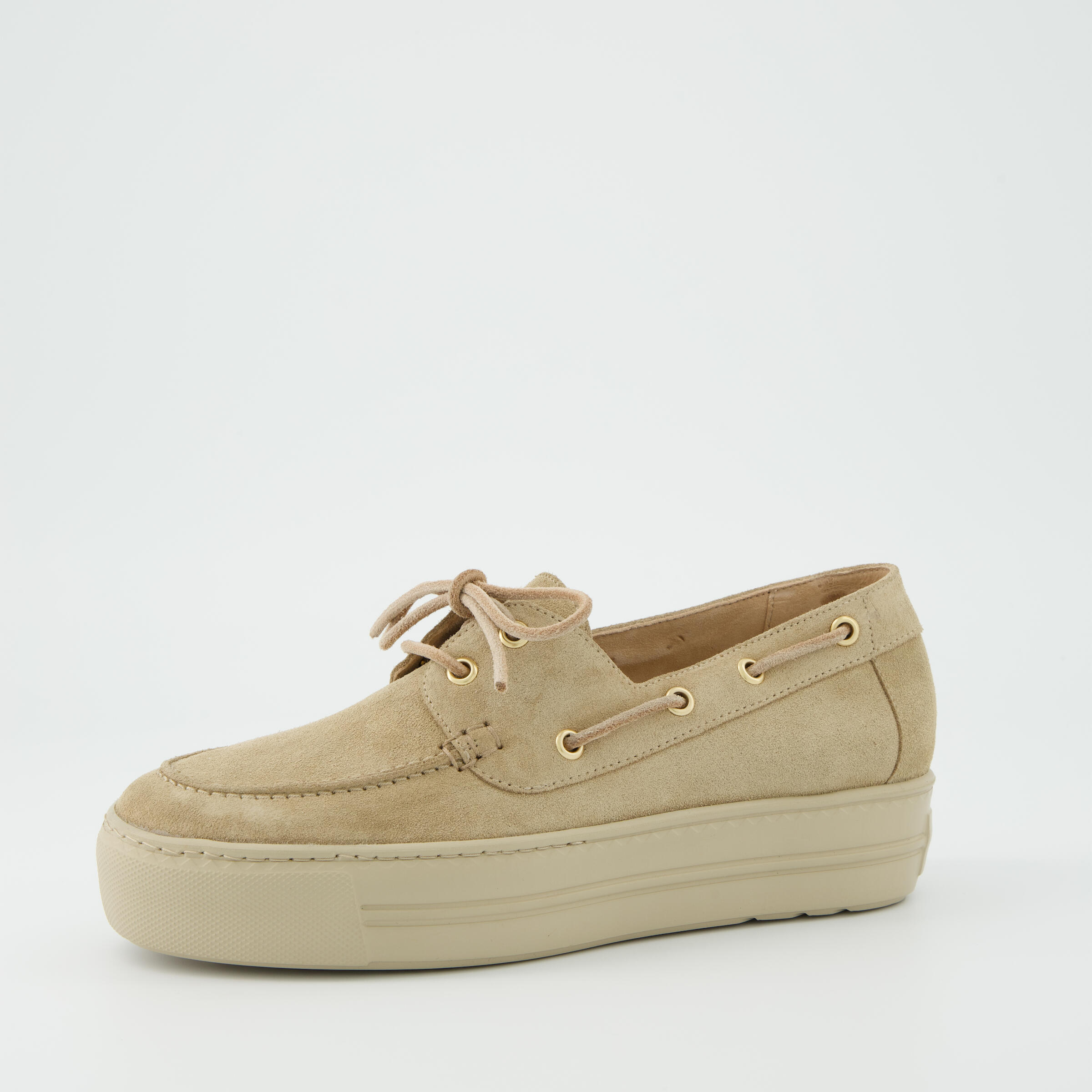 Paul Green Damen Beige Schuhe Elegante Schnürer - Gr. - 6 Uk