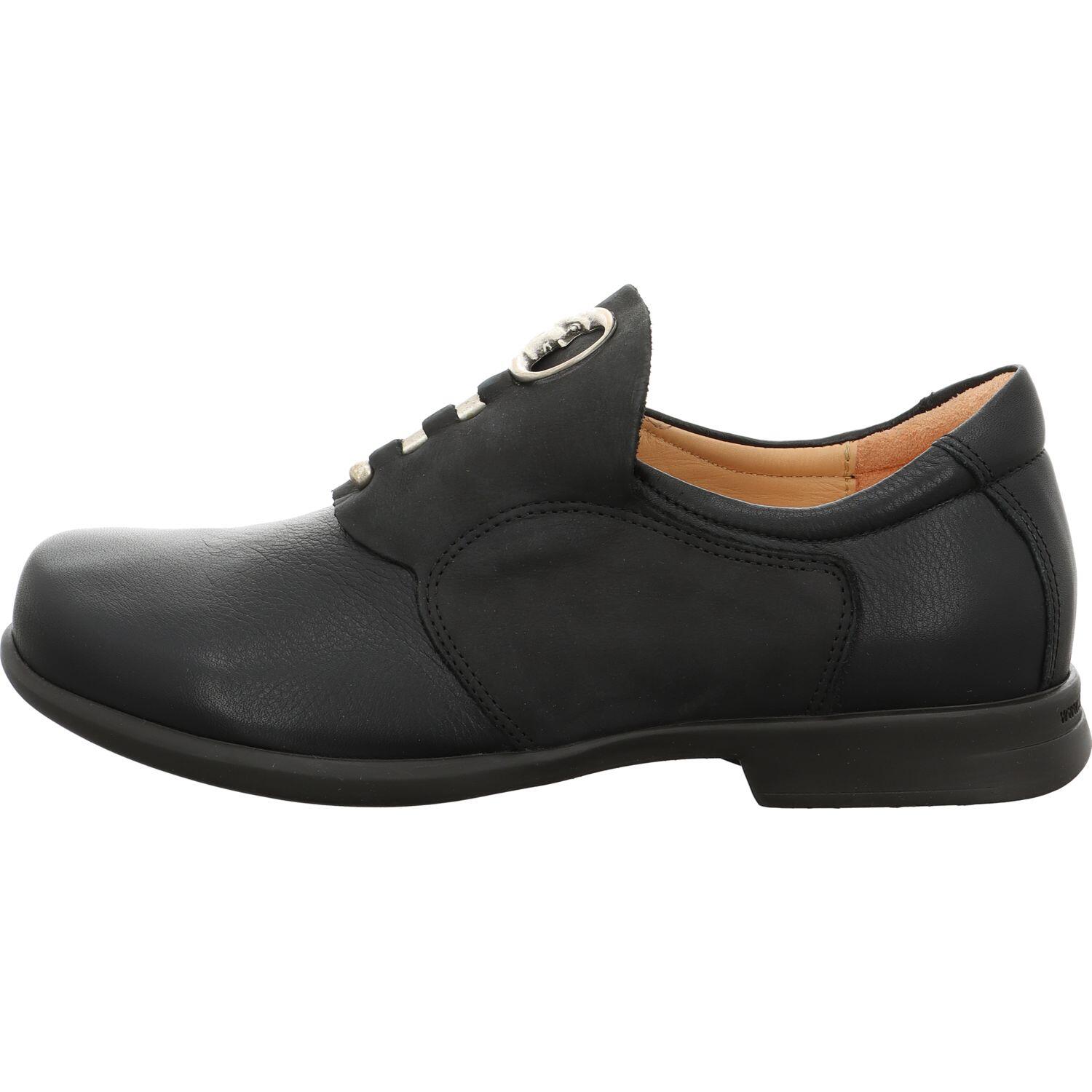 Think Damen Schwarz Pensa_d 3-000266-0000 Halbschuhe Bequem Mit Echtleder Fu?... - Bild 3