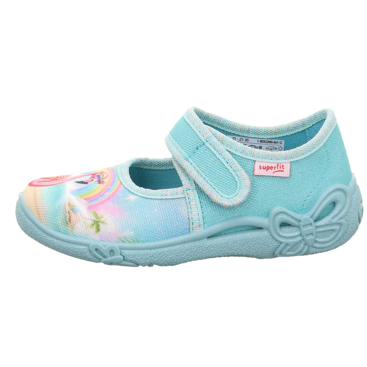 Superfit Türkis Kinderschuhe Hausschuhe - Gr. - 25