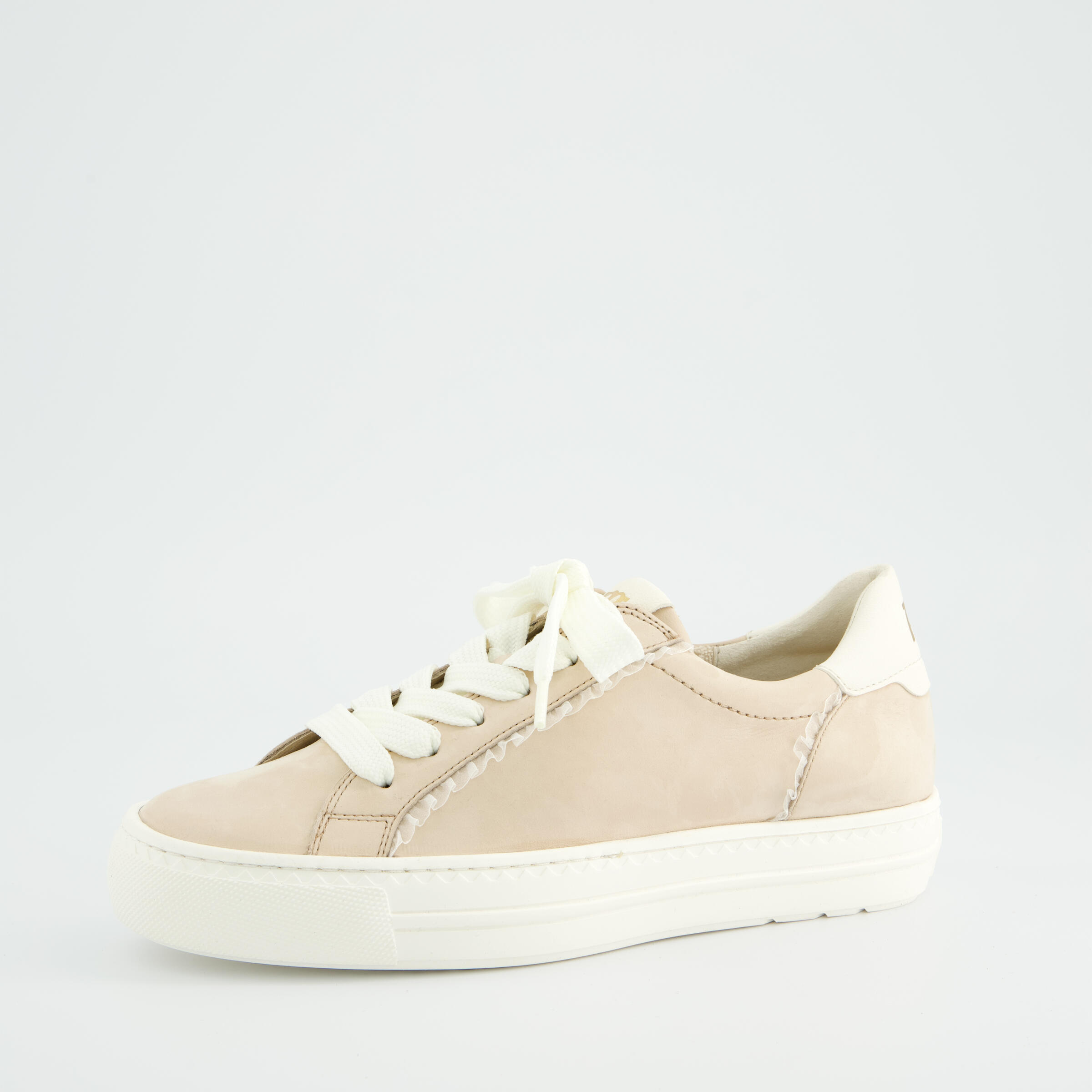 Paul Green Beige Low Sneaker - Gr. 38 - Leder Und Textil - Bild 3