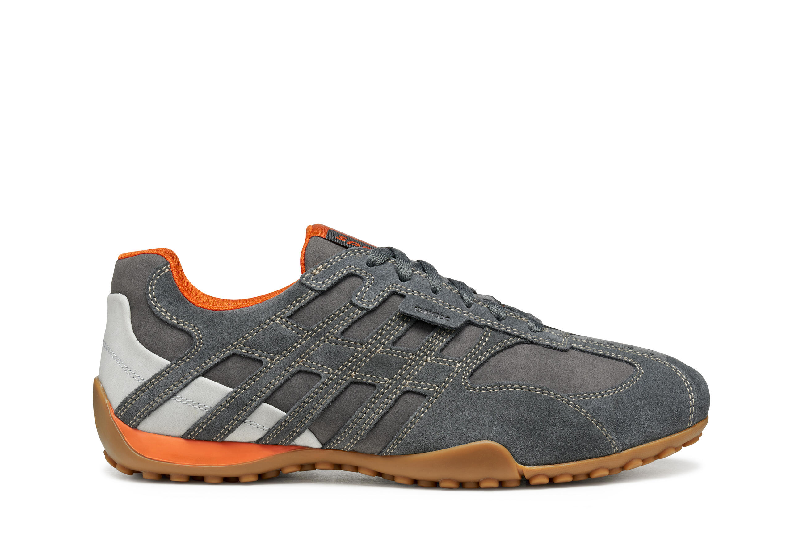 Geox Herrenschuhe Sportliche Schnürer Grey Grey - Gr. - 44