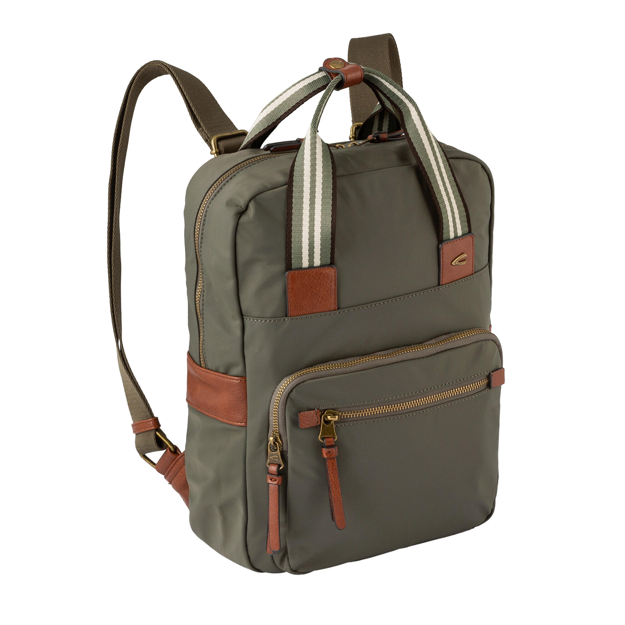 camel active Bari Damen City Rucksack Backpack, 14 L Grün - Bild 3
