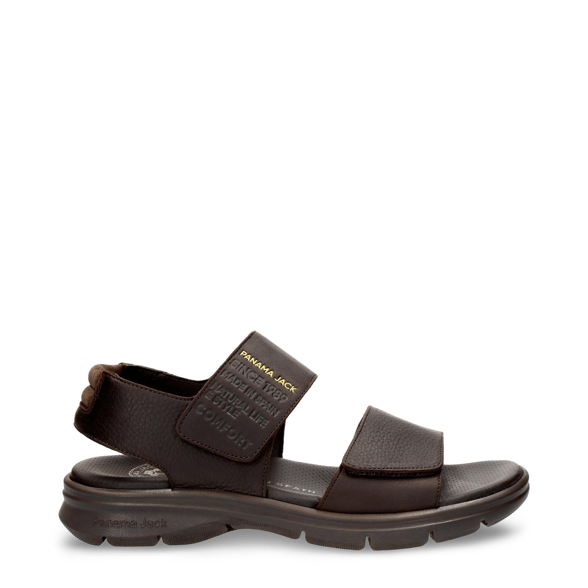 Panama Jack Braun Herrenschuhe Sandalen - Gr. - 45