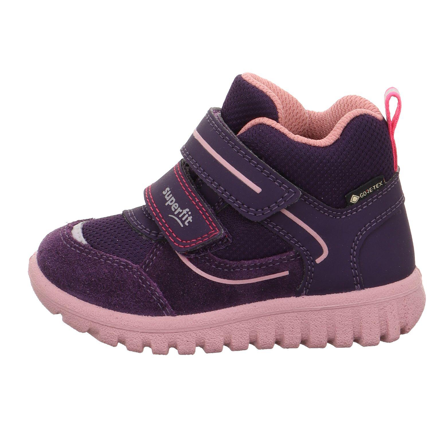 Superfit Lila/Rosa Kinderschuhe Klettschuhe / Slipper - Gr. - 28