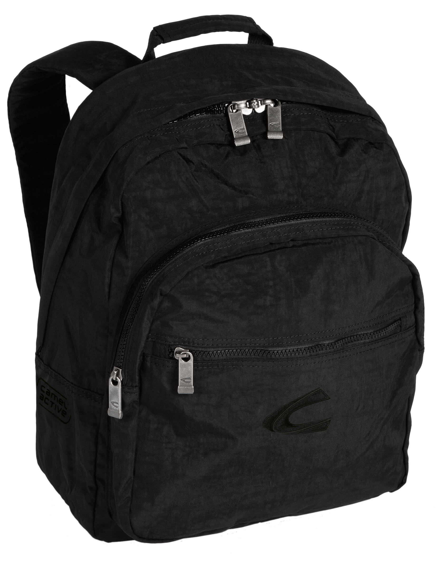 Camel Active Schwarz Rucksack "Journey" Freizeitrucksack Mit Logostickerei von Baur - Bild 5