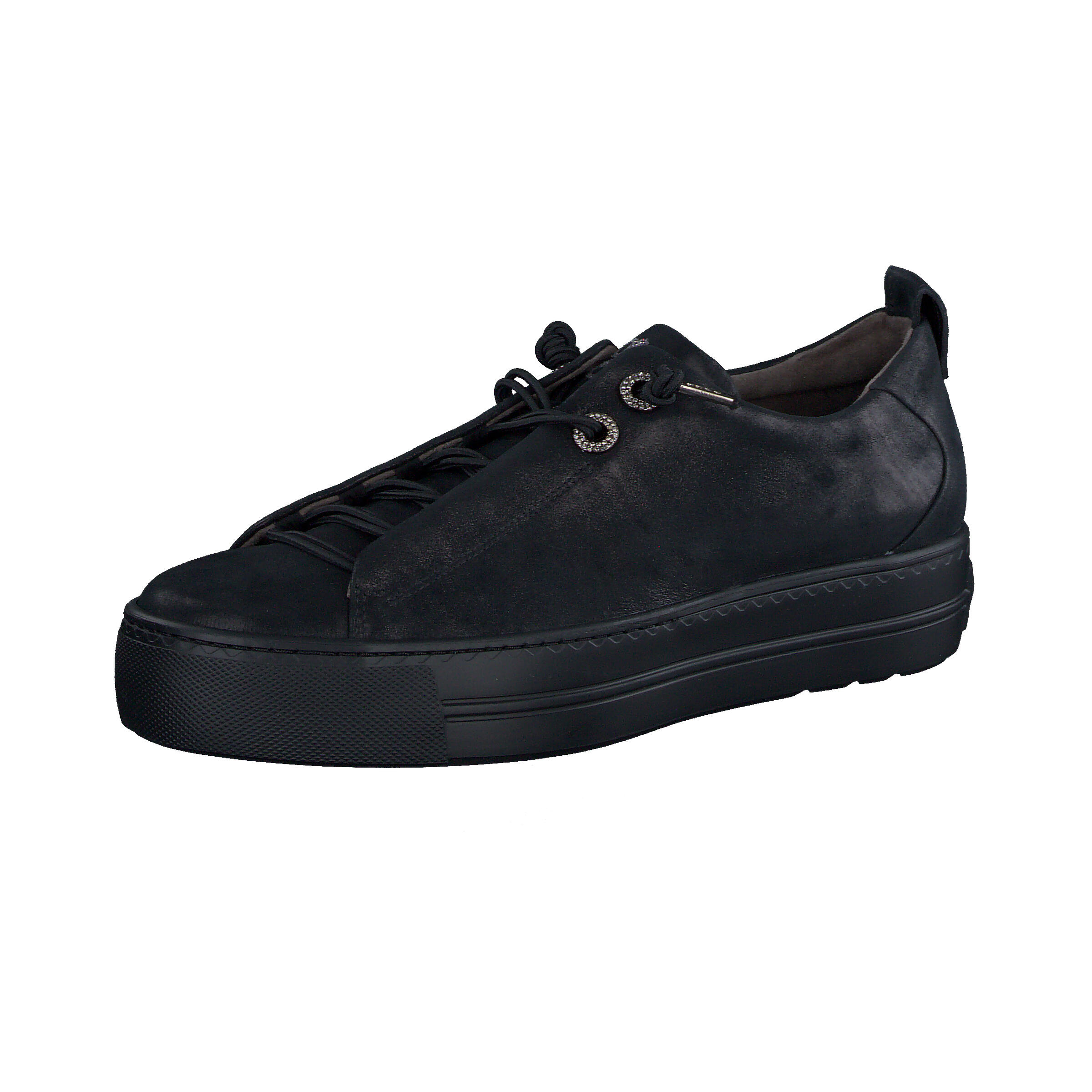 Paul Green Schwarz Damenschuhe Sneaker Low - Gr. - 6 Uk