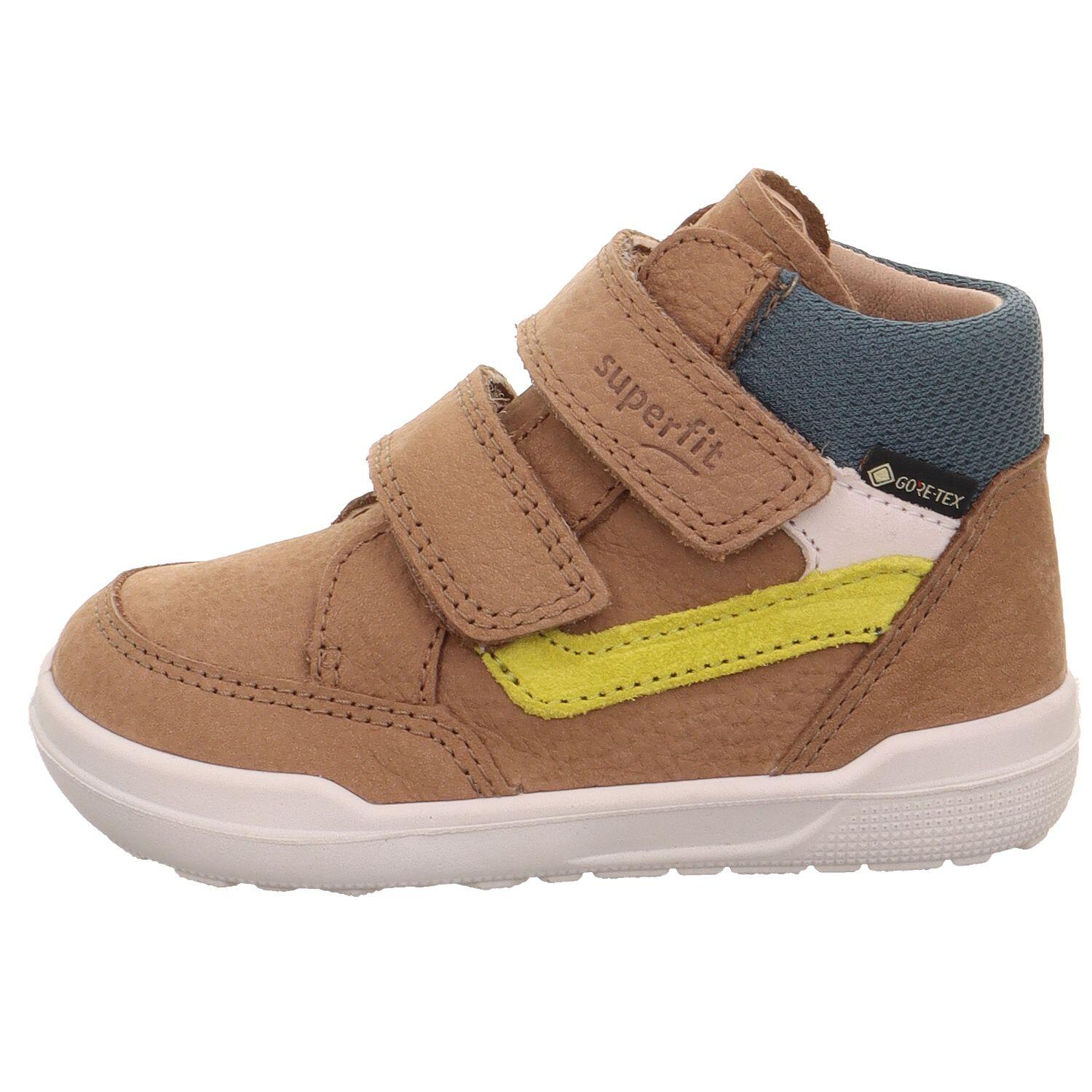 Superfit Braun/Blau Kinderschuhe Klettschuhe / Slipper - Gr. - 23