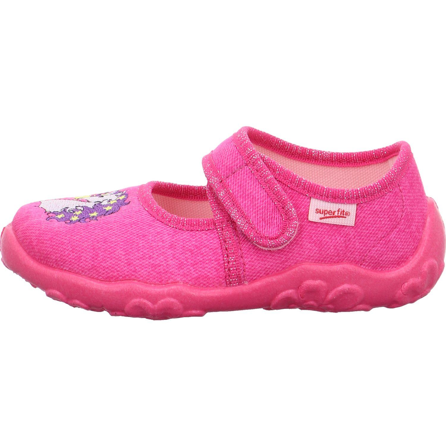 Superfit Lila Kinderschuhe Hausschuhe Pink/ Pink/ - Gr. - 32