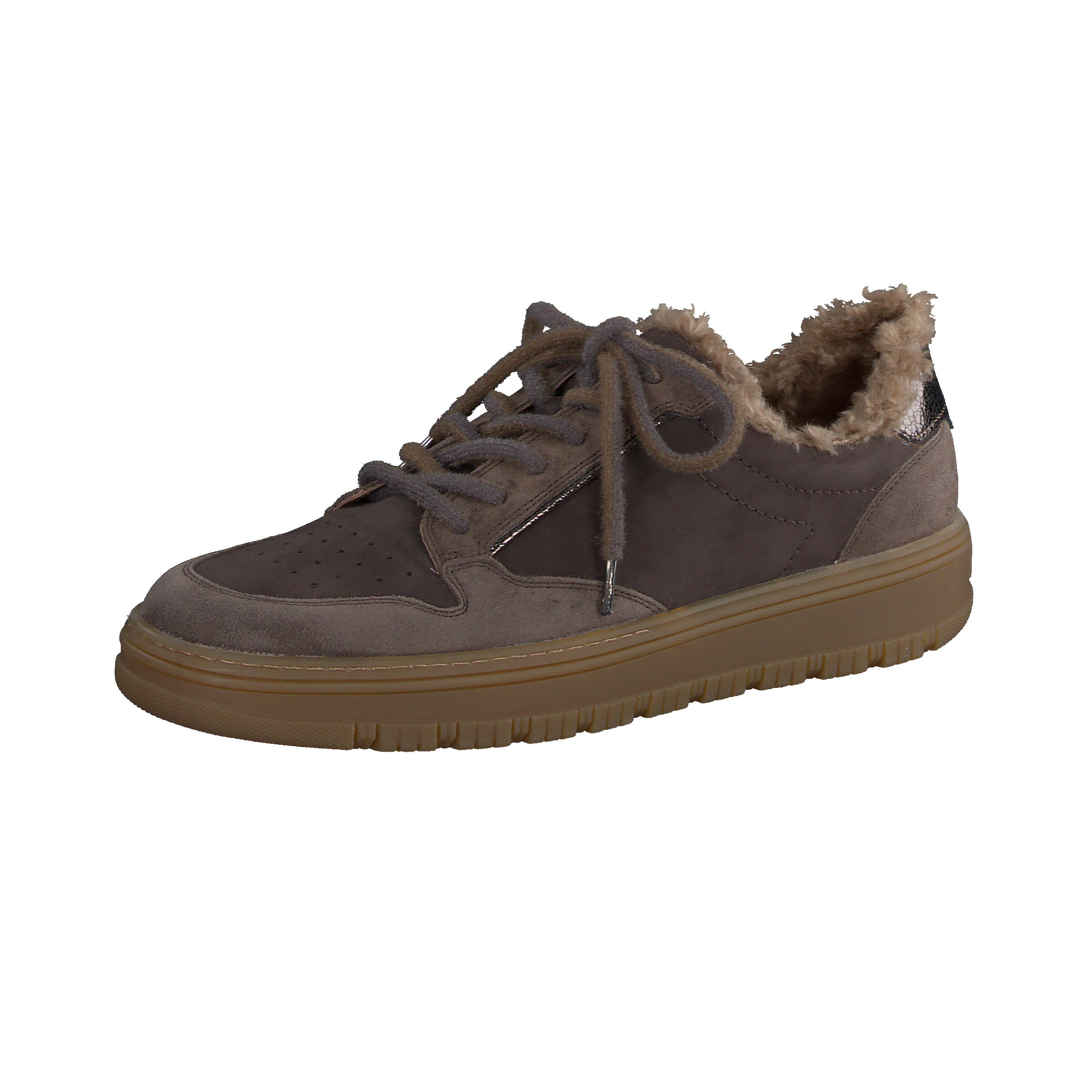 Paul Green Braun Damenschuhe Sneaker Low - Gr. - 6 Uk