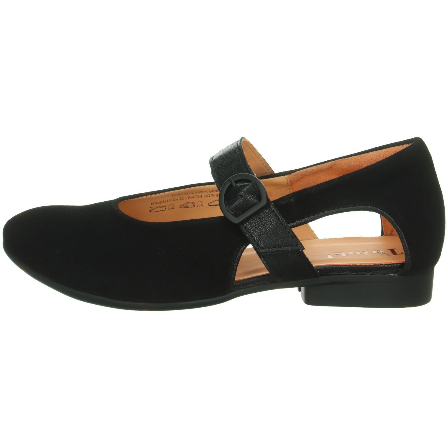 Think! Schwarz Think Damenschuhe Ballerinas /Kombi - Gr. - 39.5 - Bild 3