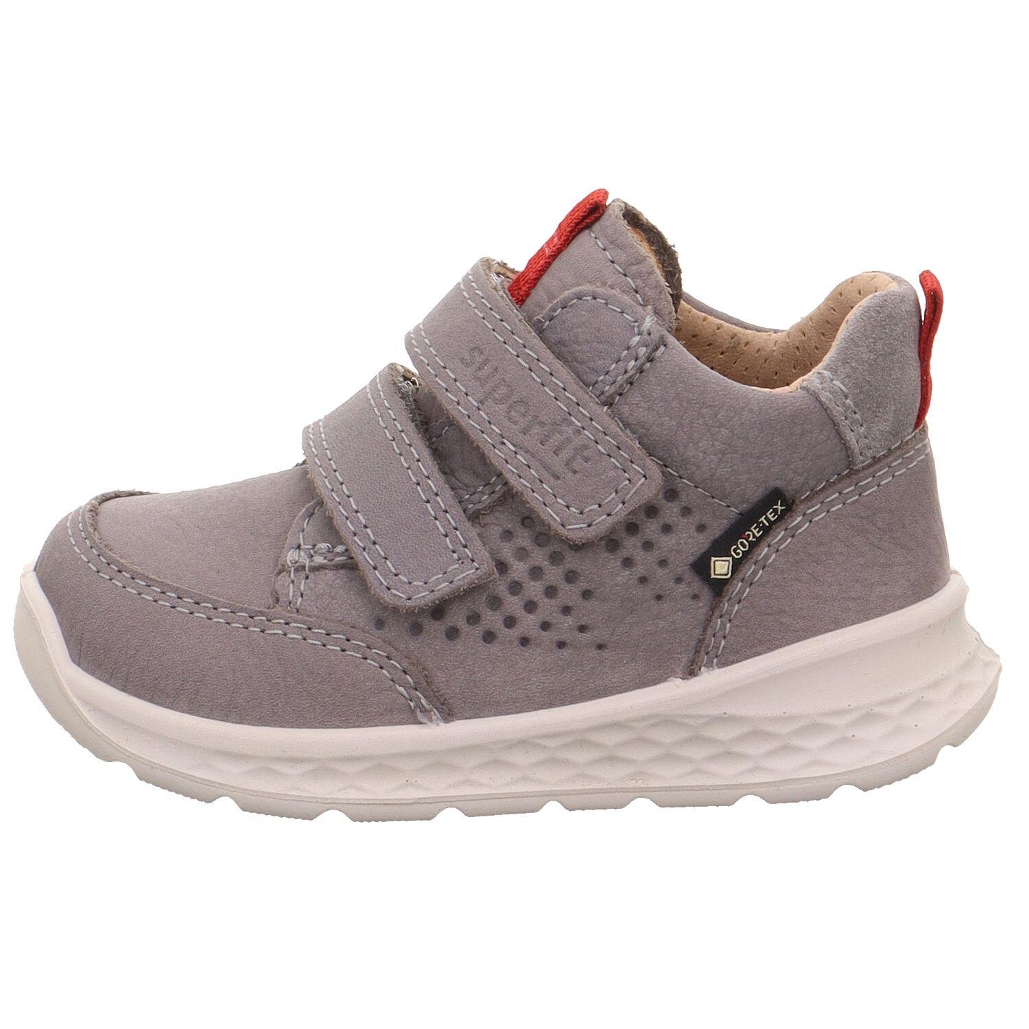 Superfit Grau/Rot Kinderschuhe Klettschuhe / Slipper - Gr. - 24