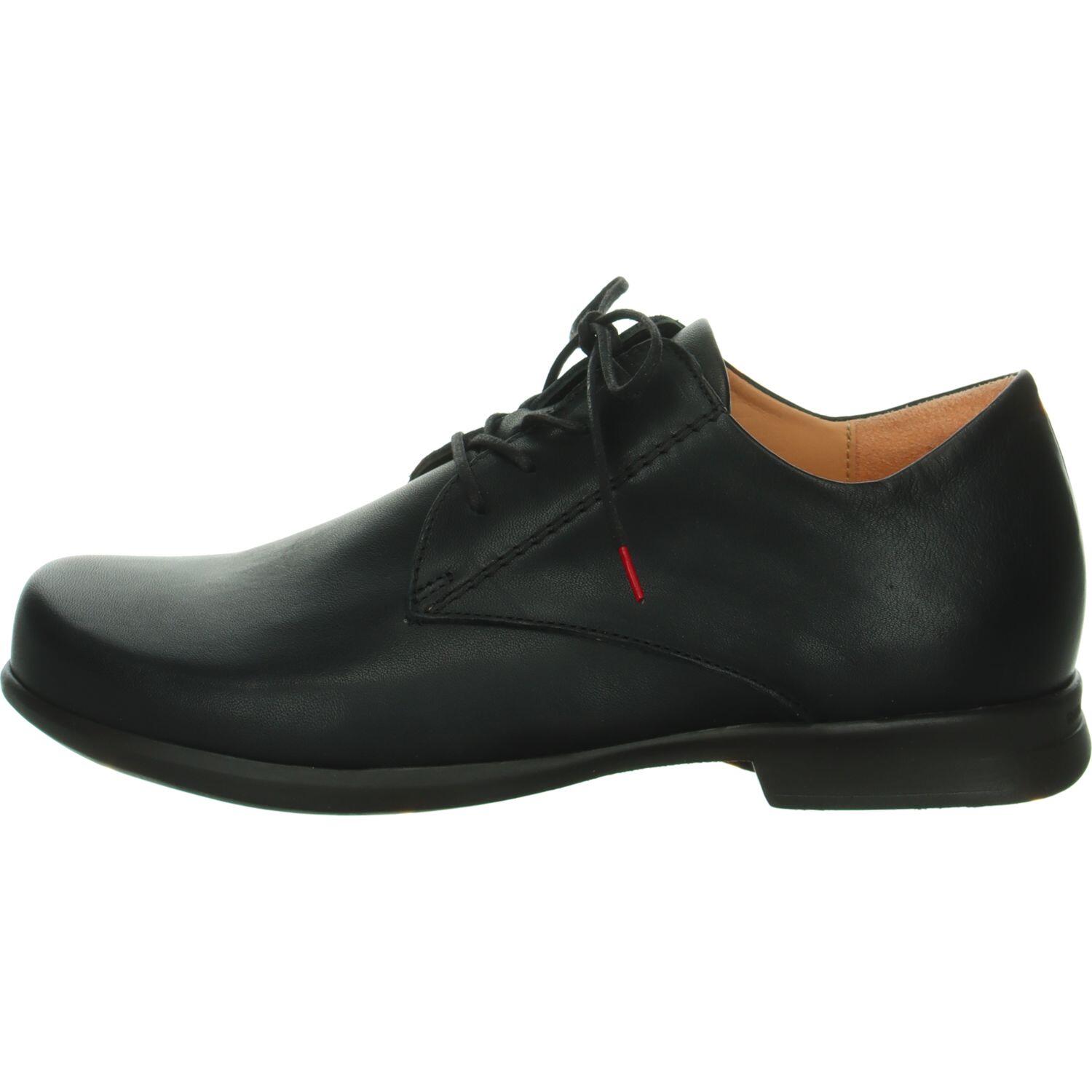 Think Schwarz 849 Damenschuhe Pensa Echtleder Elegante Schn?R- Halbschuhe - Bild 3