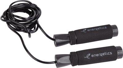 ENERGETICS Springseil Speed Rope 1.0 Black/Grey Dark - Bild 3