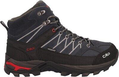 Cmp Herren Trekkingstiefel Leichtwanderschuhe Rigel Mid Shoes Titanio-Ferrari - Gr. - 47