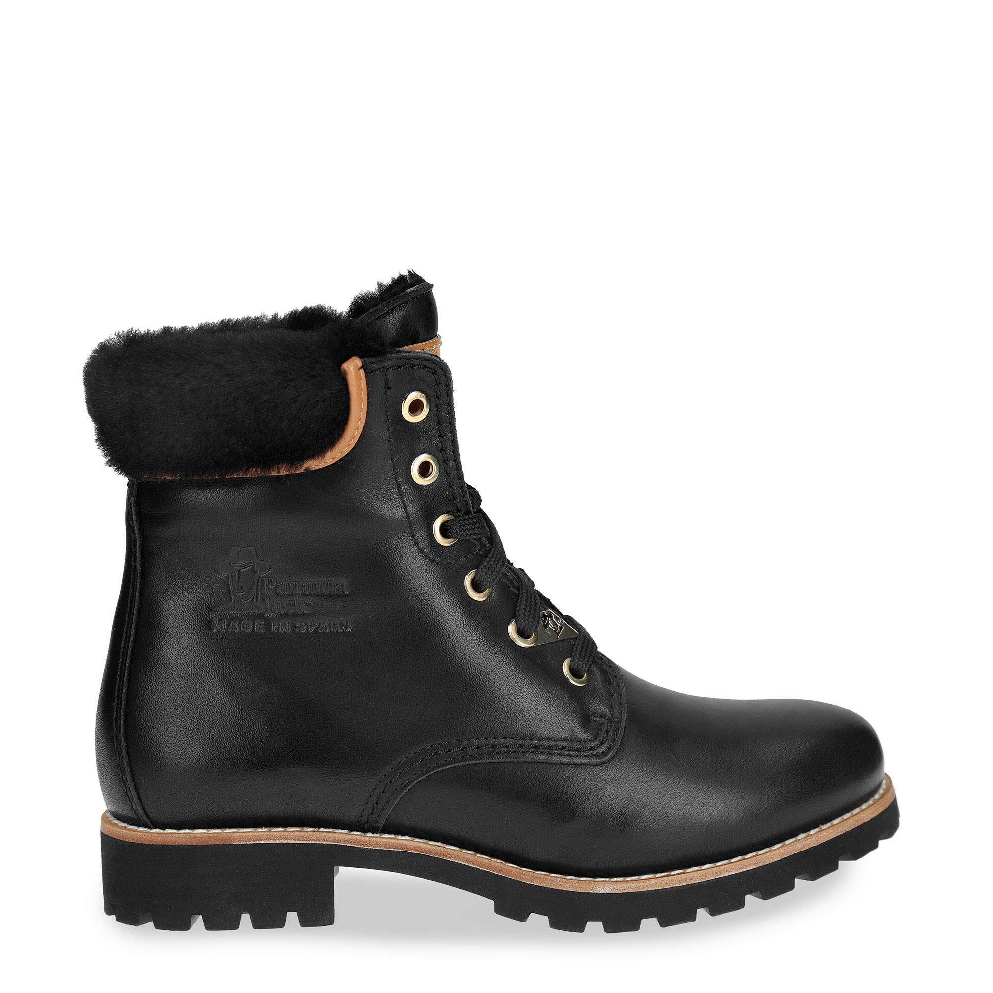 Panama Jack Damen Schwarz Schuhe - Panama 03 Igloo Travelling Leder (, Gr. 38) - Bild 2
