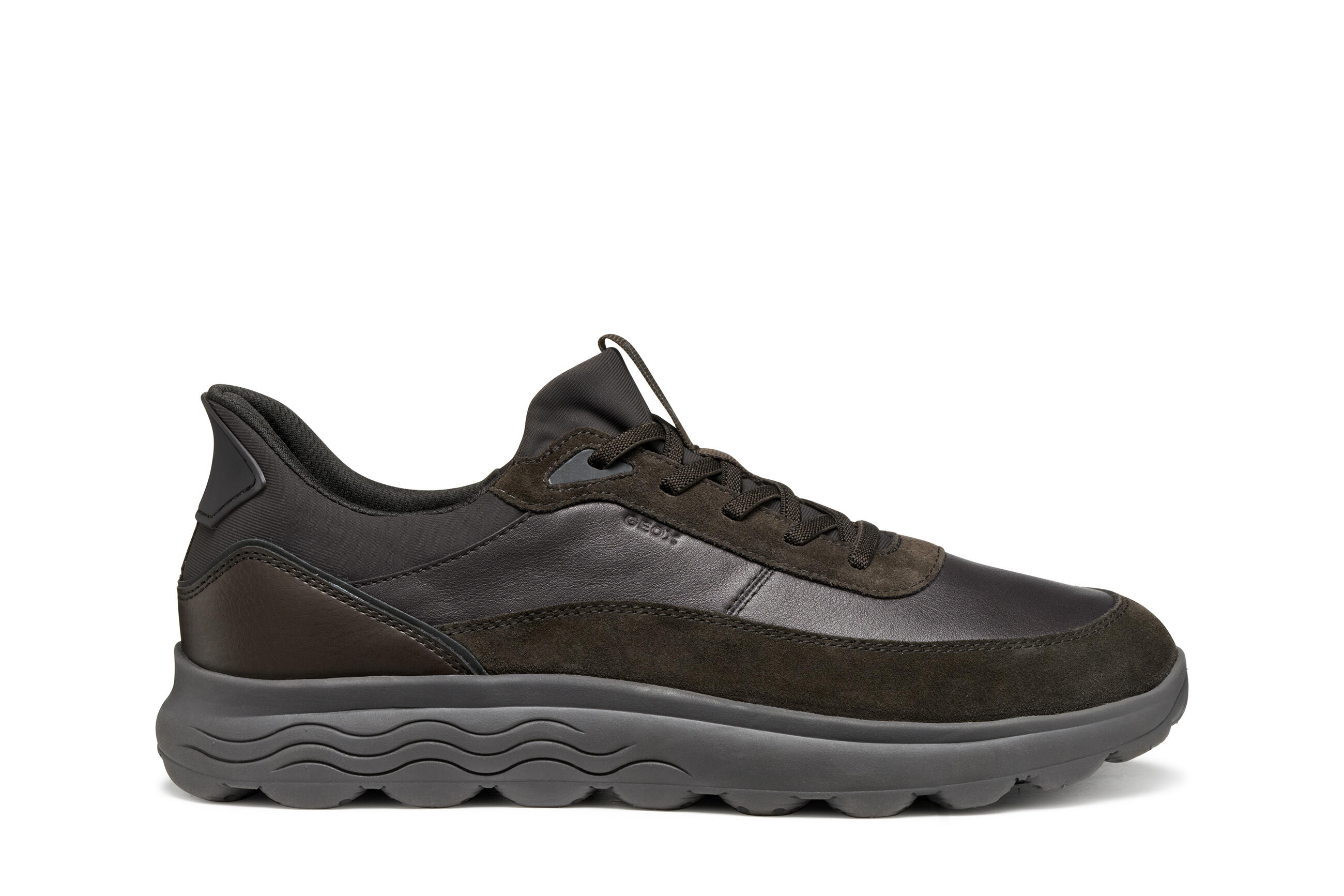 Geox Herrenschuhe Sportliche Schnürer Dk Brown Dk Brown - Gr. - 42