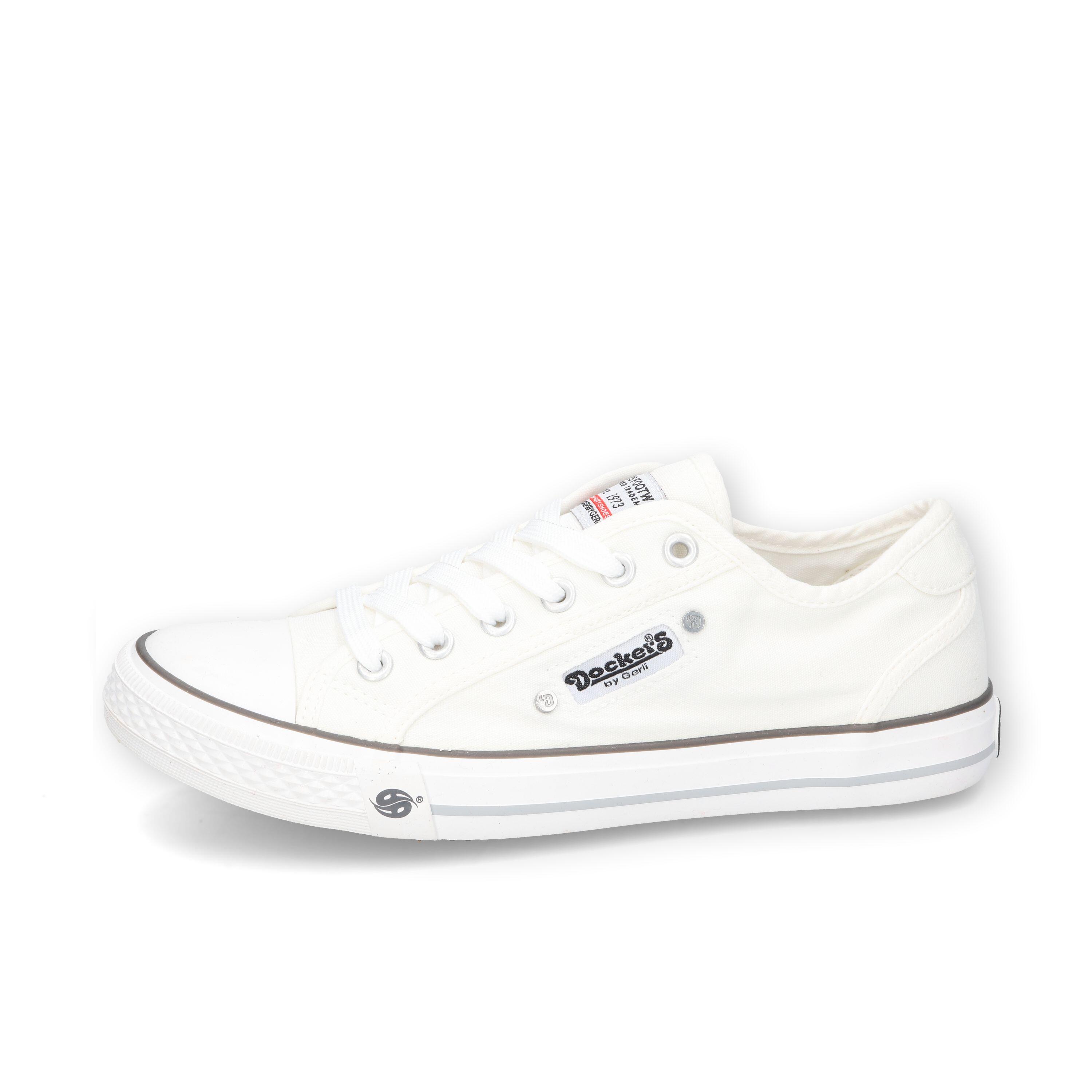 Dockers Weiss Damenschuhe Sneaker Low - Gr. - 37