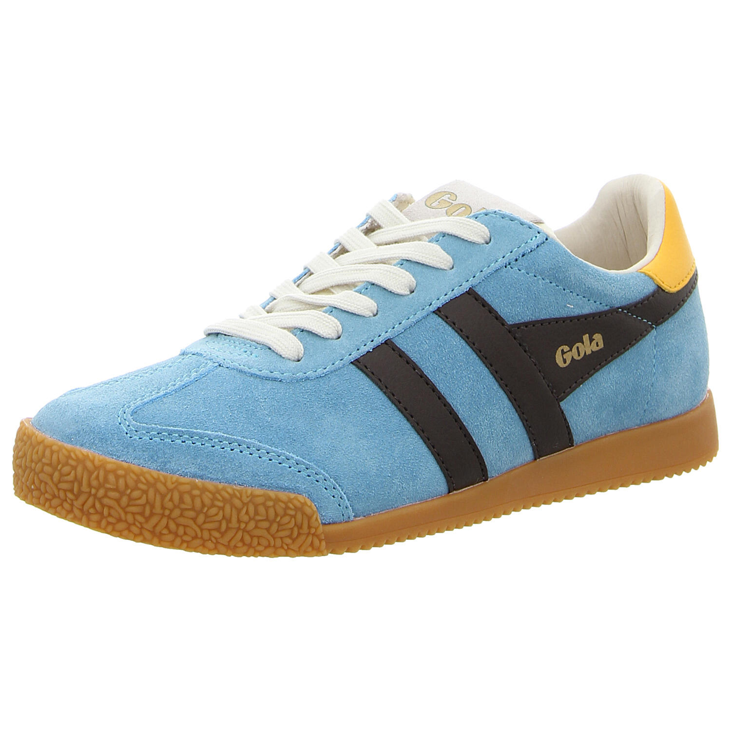 Gola Damen Blau Clb538ef Elan Sneaker Halbschuh Ocean/Mocha/Sun Bequem Mit Fr... - Bild 4