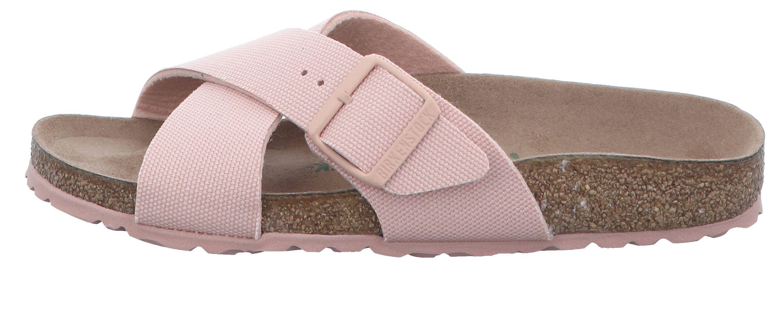 Birkenstock Siena TEX VEG Canvas Soft Pink Sabu