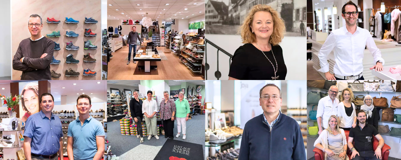 Markenschuhe von lokale Schuhhändlern