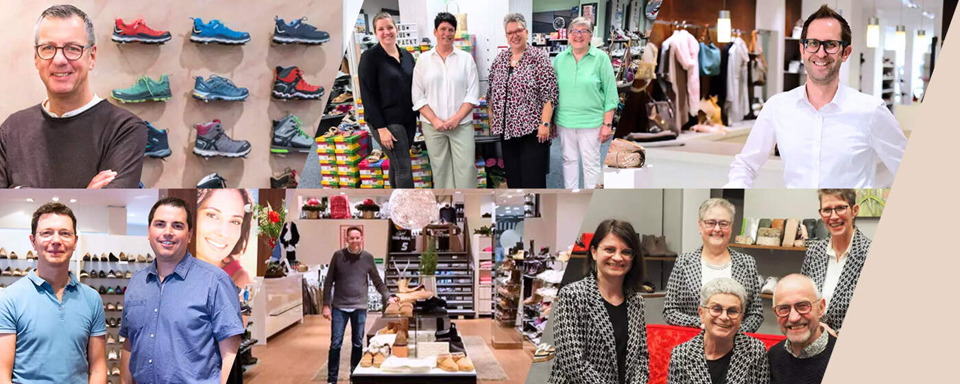 Markenschuhe von lokalen Schuhhändlern