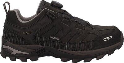 Cmp Herren Schwarz Trekkingschuhe Rigel Low Fitgo Wp 3Q13587 42 - Bild 3
