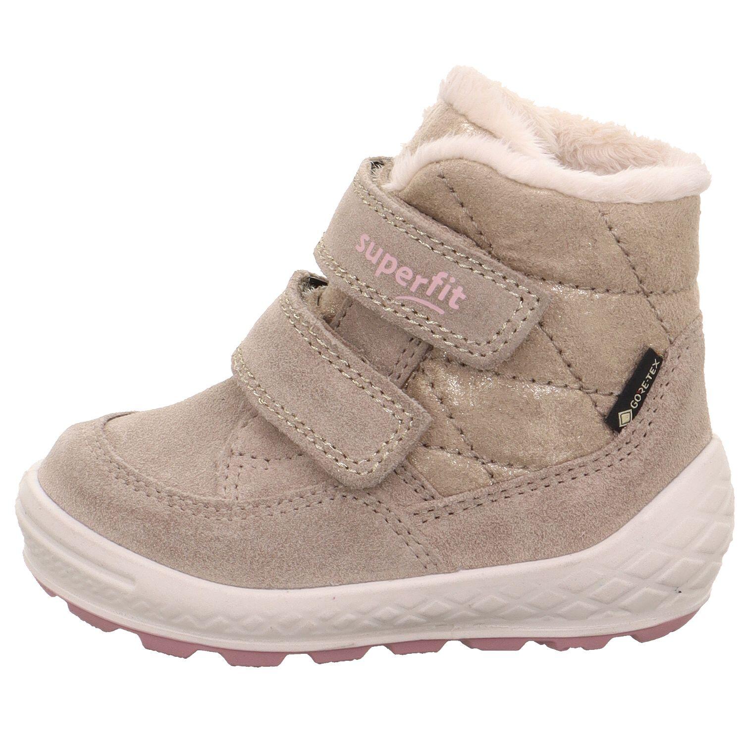 Superfit Beige/Rosa Kinderschuhe Stiefel - Gr. - 23 - Bild 2