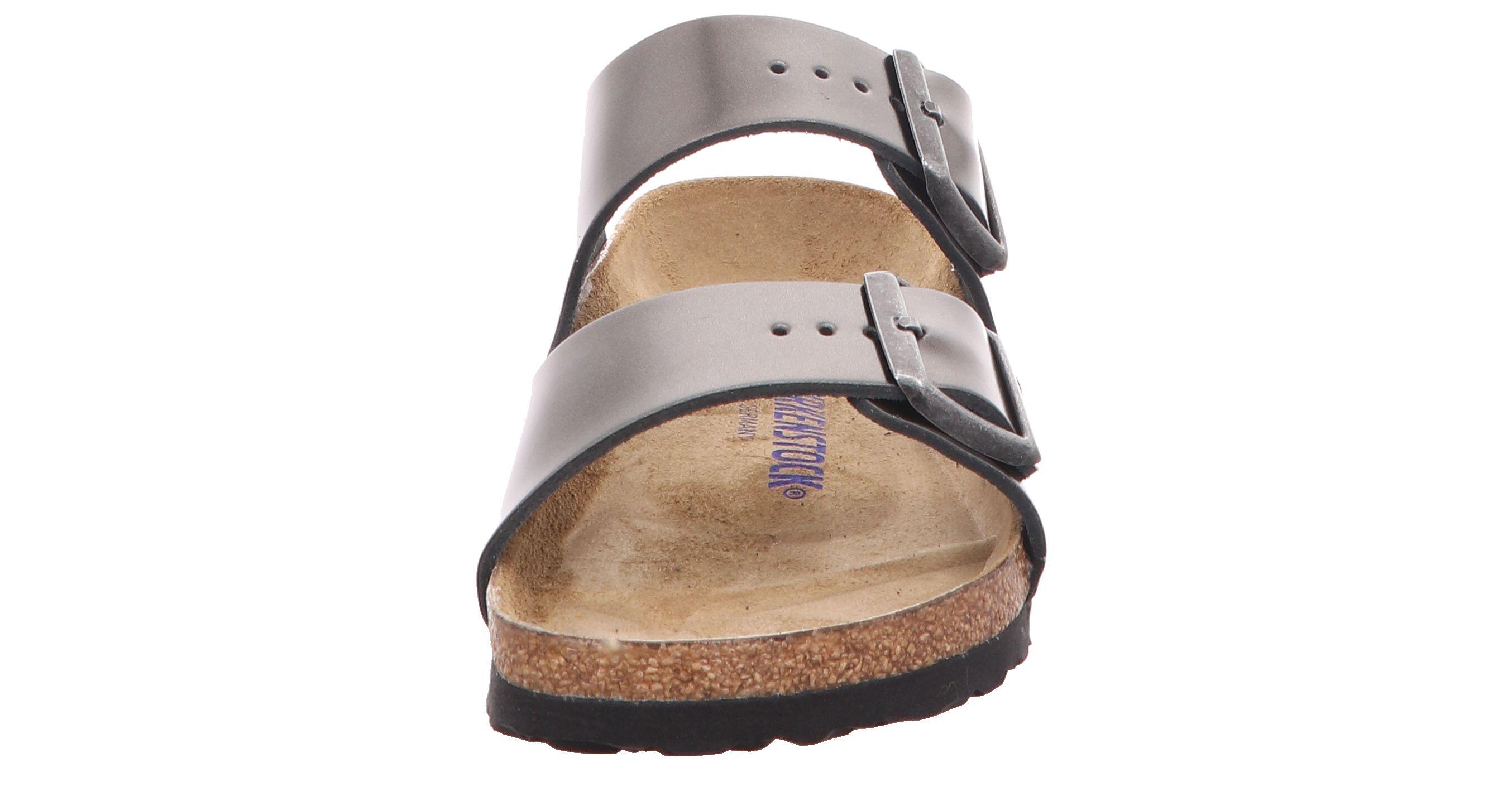 Birkenstock Arizona NL SFB Metallic Anthra Sabu