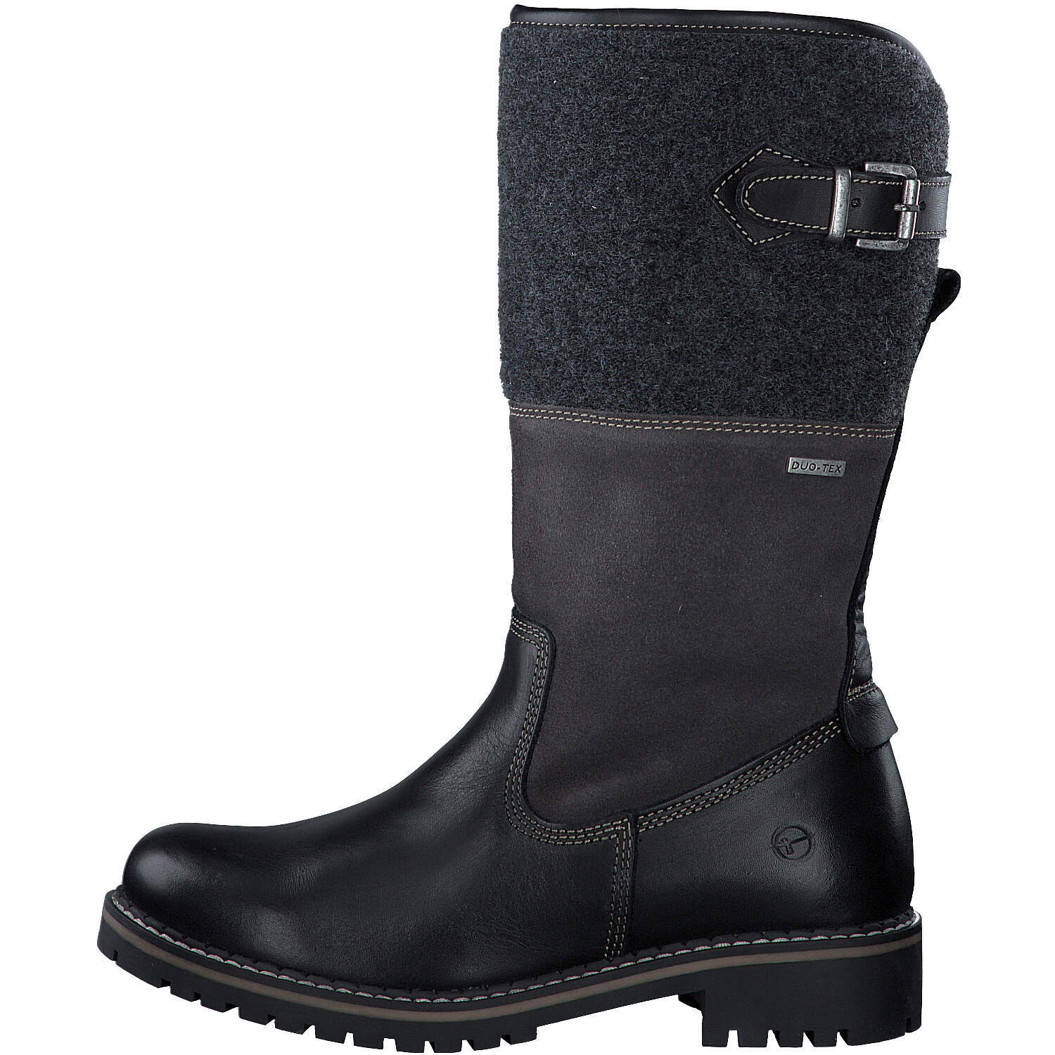 Tamaris Damen Stiefel Schwarz GefÃ¼ttert Tamaris Stiefel Black
