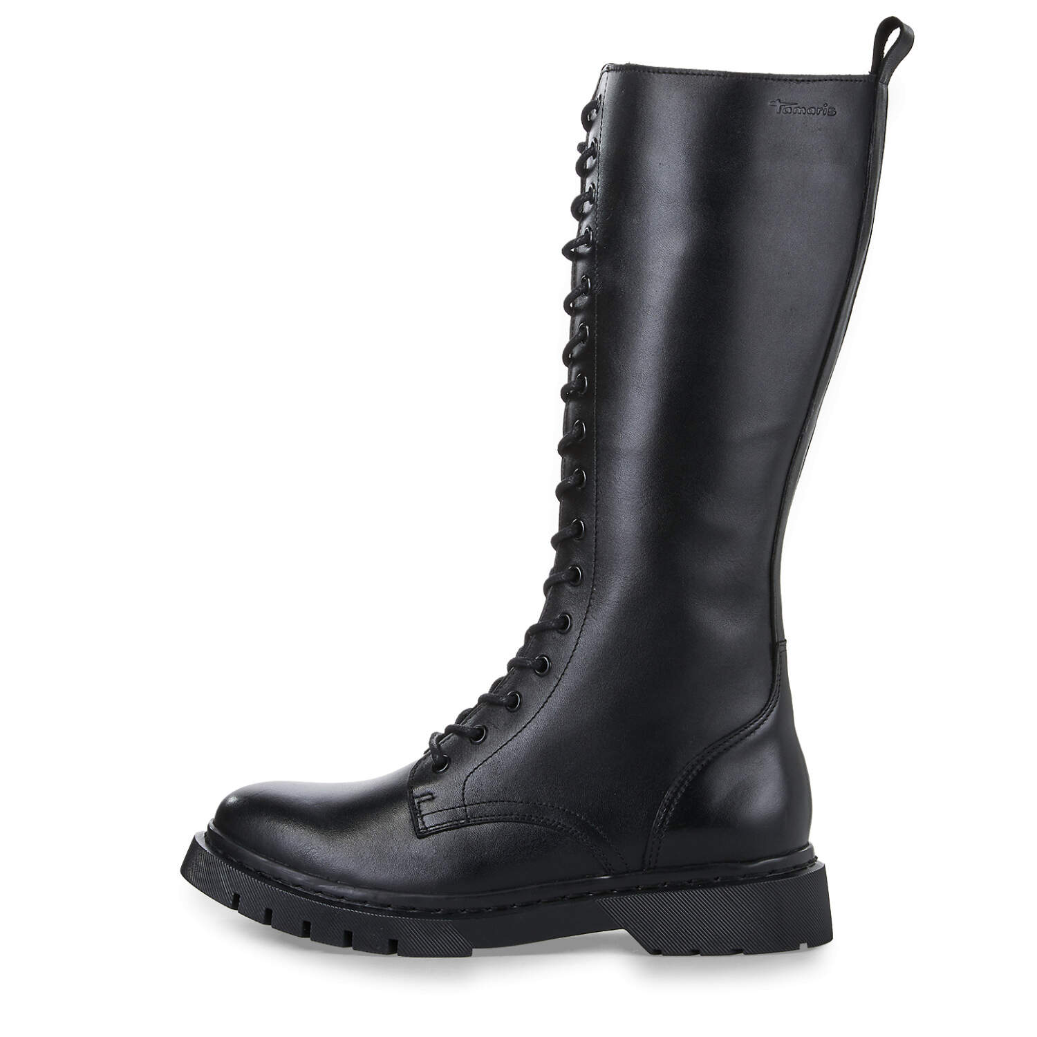 Damen Tamaris Lederstiefel Tamaris Schwarz Tamaris Stiefel Leder