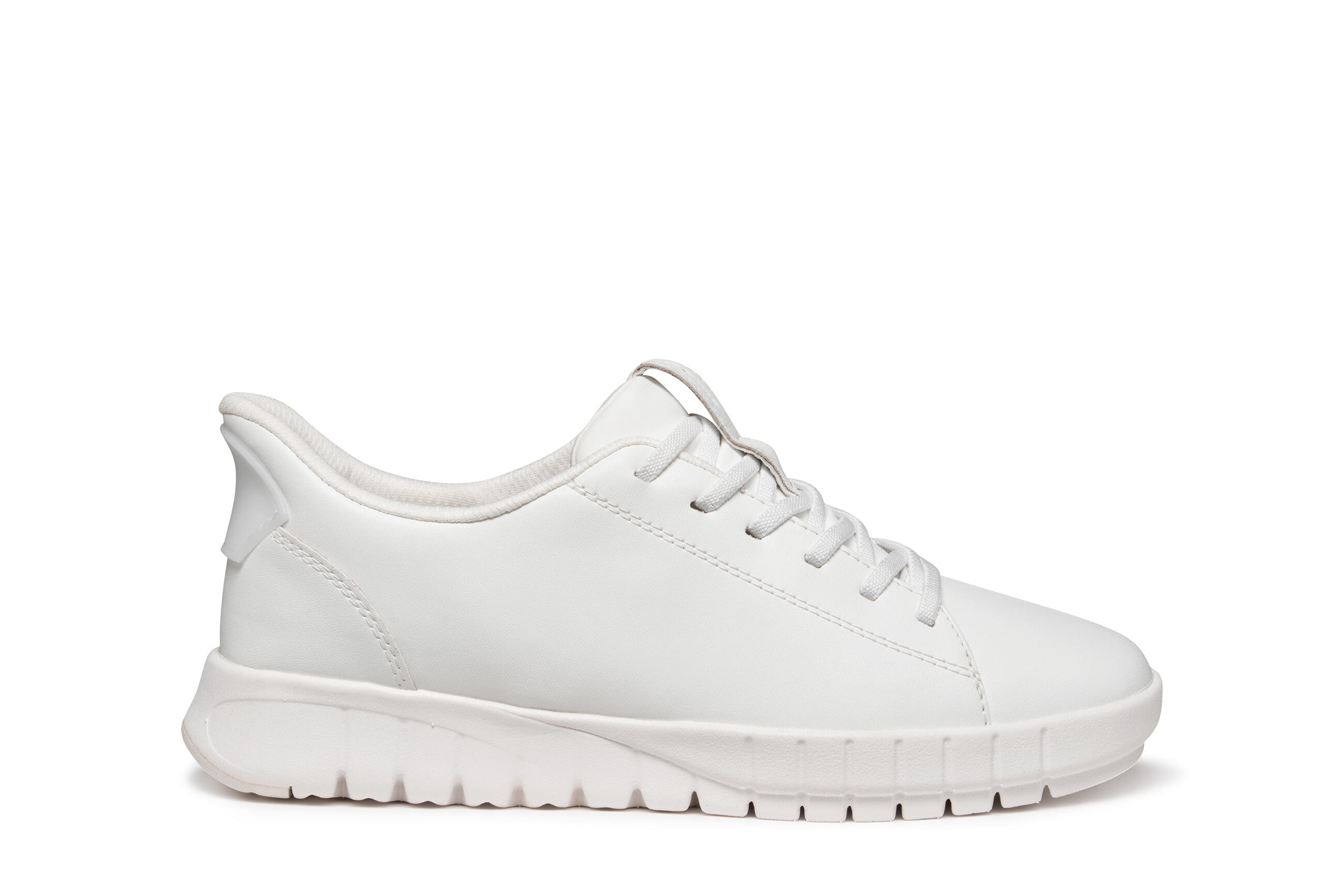 Geox Damenschuhe Elegante Schnürer White White - Gr. - 38