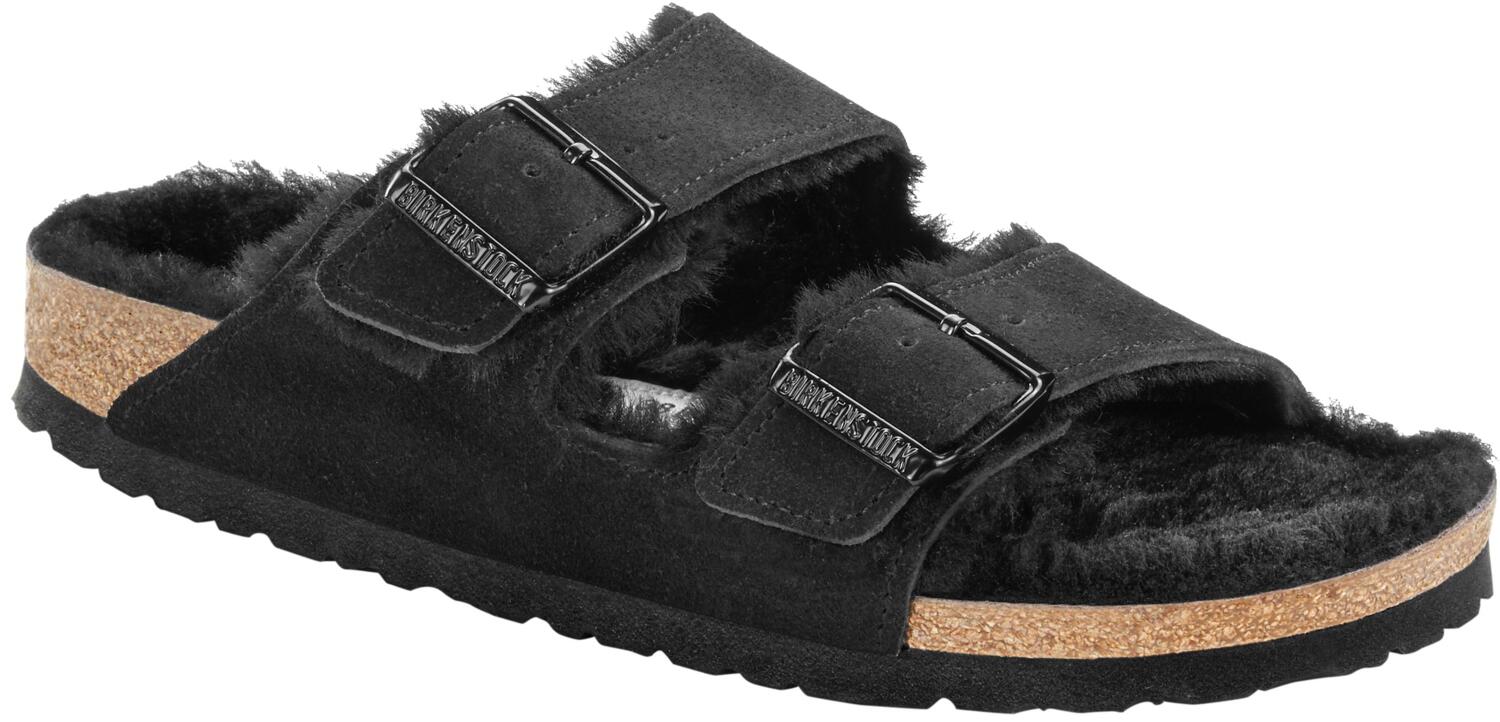 Birkenstock Arizona Shearling LEVE Black L Sabu